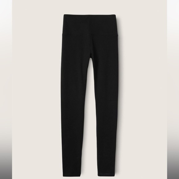 PINK Victoria's Secret Pants - Victoria’s Secret pink, active yoga, solid black Full Length Leggings